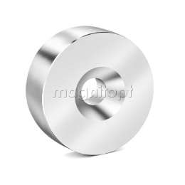 Неодимовый магнит с зенковкой St 25x5 мм